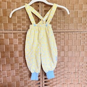 Peter Rabbit & Friends Baby 6 Months Overall Yellow / Baby Blue Duck Overalls